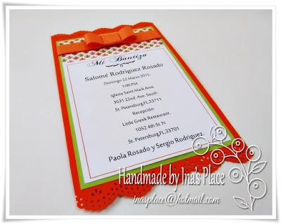 Invitaciones Bautizo - Para Chiquillas Encantadoras!