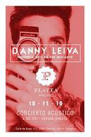 Concierto de Danny Leiva en Platea