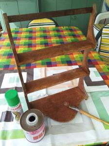 Restauración Estante Antes