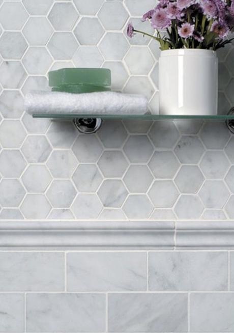 Mosaico hexagonal: Una propuesta para decorar baños y cocinas. Mosaico hexagonal: Una propuesta para decorar baños y cocinas.
