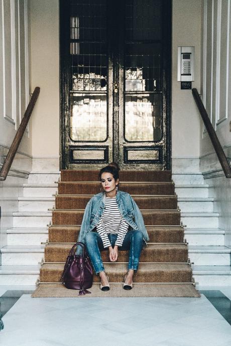 Double_Denim-Levis_Vintage-Skinny_Jeans-Striped_Top-See_By_Chloe_Bag-Chanel_Shoes-Outfit-Collage_Vintage-Street_Style-26