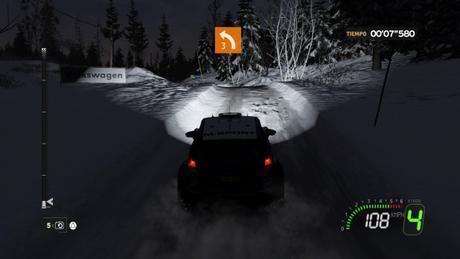 Análisis WRC5 Los tramos nocturnos gozan de un impecable diseño en todos los aspectos