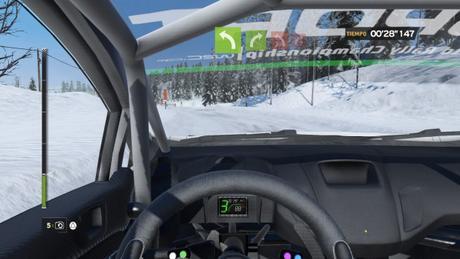 Análisis WRC5 La vista interior del coche quizá demasiado simple para esta generación