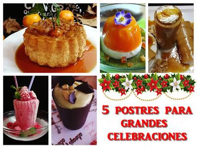 5 postres para fiestas