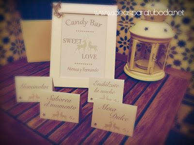 Candy Bar Boda Naturaleza