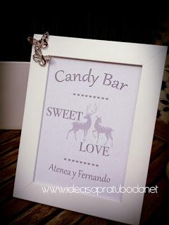 Candy Bar Boda Naturaleza