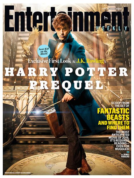Primer vistazo a Eddie Redmayne como Newt Scamander.