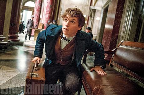 Primer vistazo a Eddie Redmayne como Newt Scamander.