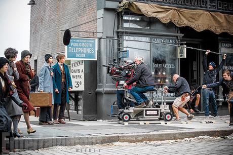 Primer vistazo a Eddie Redmayne como Newt Scamander.