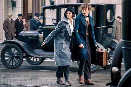 Primer vistazo a Eddie Redmayne como Newt Scamander.