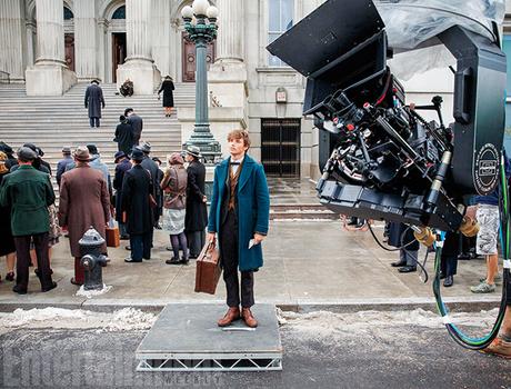 Primer vistazo a Eddie Redmayne como Newt Scamander.