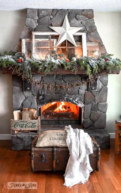 Decoración Navideña para Chimeneas ♥