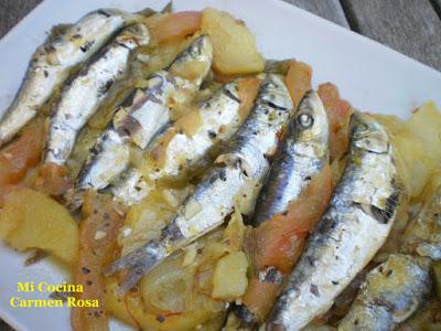 SARDINAS A LA TEJA (O A LA MORUNA)