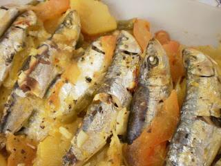SARDINAS A LA TEJA (O A LA MORUNA)