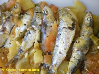 SARDINAS A LA TEJA (O A LA MORUNA)