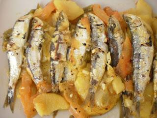SARDINAS A LA TEJA (O A LA MORUNA)