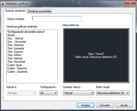 Dividir la pantalla de Autocad en varias ventanas