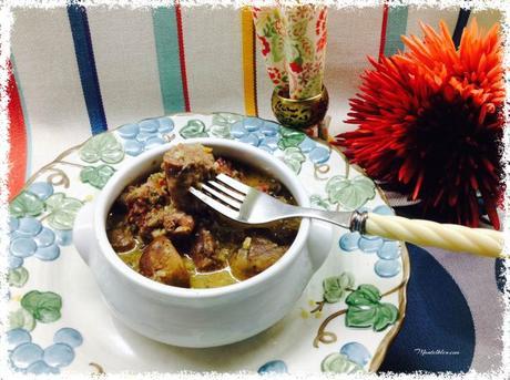 Carne guisada con champiñones Guiso de carne con champiñones 4