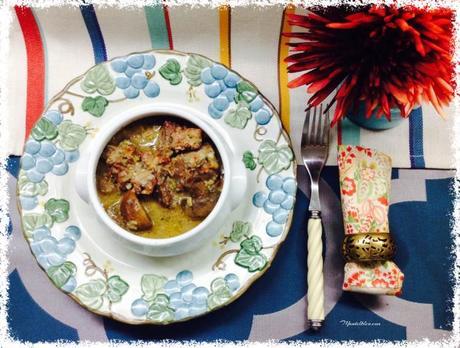 Carne guisada con champiñones Guiso de carne con champiñones 3
