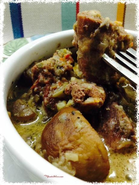 Carne guisada con champiñones Guiso de carne con champiñones 5