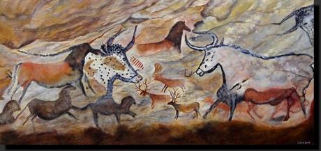 Los toros de la gruta de Lascaux