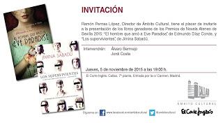 Presentación de los Premios Ateneo de Novela