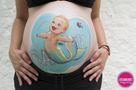 Bellypainting “Pececillo de amor…”