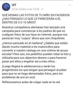 Yo sigo publicando fotos de mis hijos en redes