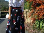 Falda flores