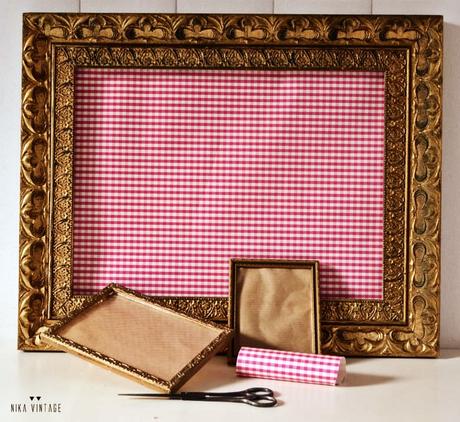 diy, marco dorado, felicitacion, moodboard