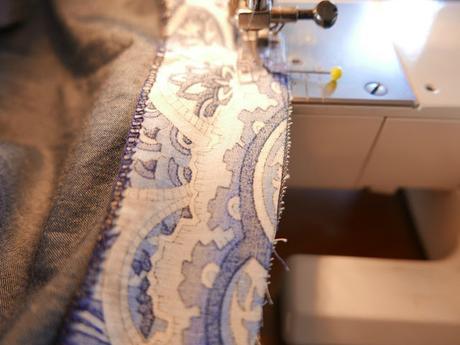 Camisa vaquera DIY,. El estreno