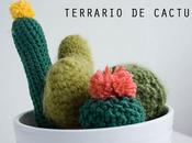 Terrario cactus ganchillo punto