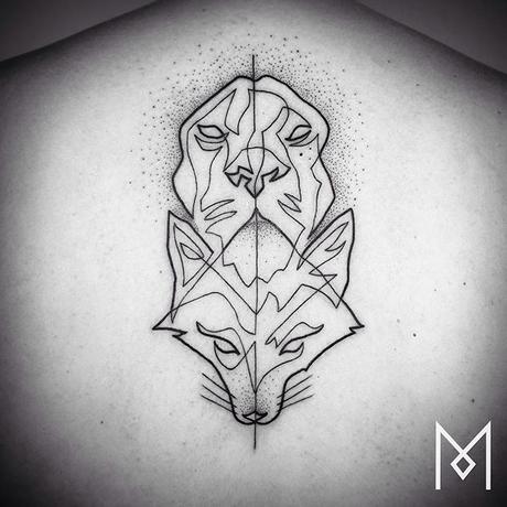 Mo Ganji: Tatuajes lineales que nos demuestran que 