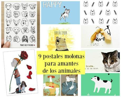 9 postales molonas para amantes de los animales postales ilustradas correo para mi perro