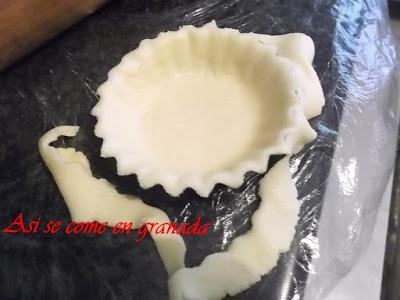 Tartaletas sin gluten