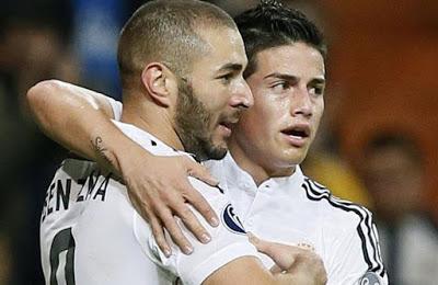 James desea Benzema vaya 