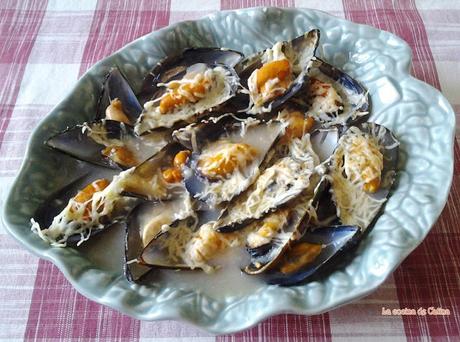 Mejillones al vino blanco