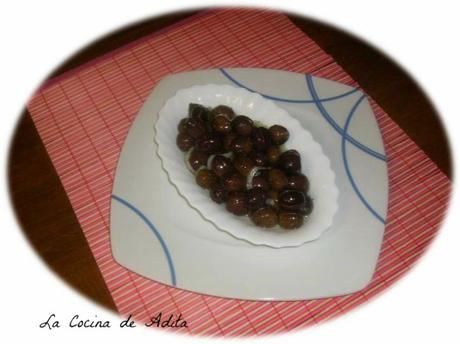 Aceitunas  aliñadas caseras