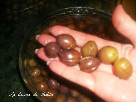 Aceitunas  aliñadas caseras