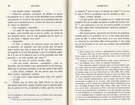 PLATON, LA PARTICIPACIÓN EN EL PARMÉNIDES