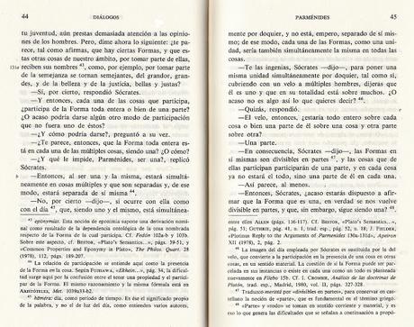 PLATON, LA PARTICIPACIÓN EN EL PARMÉNIDES