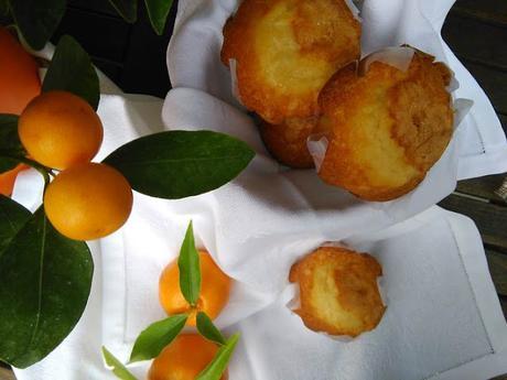 Receta magdalenas con mandarinas