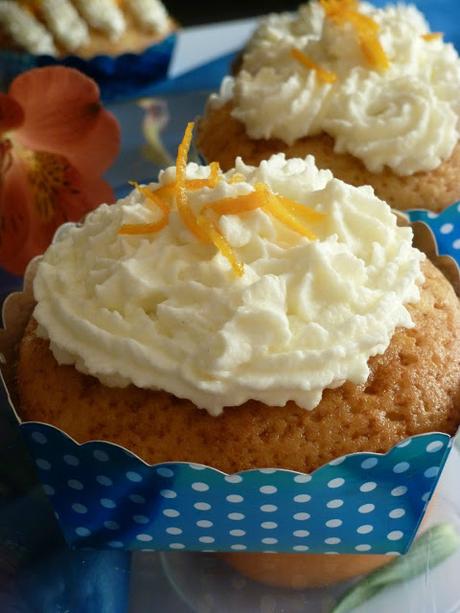 Cupcakes Naranja y Azahar