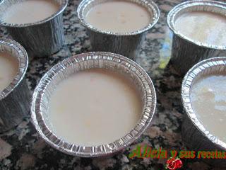 FLANES DE GUAYABA Y COCO (CON CREMA DE KIWI)