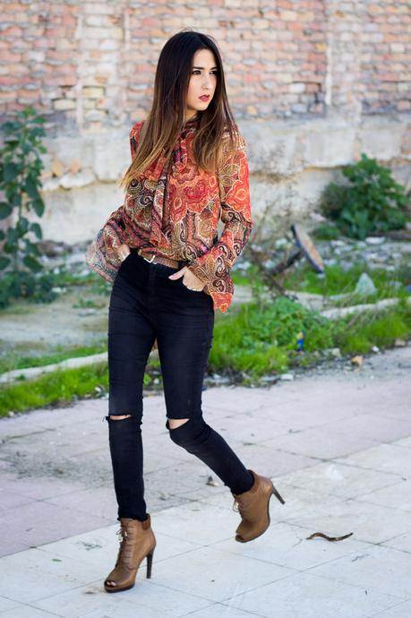 Seventies Print Shirt