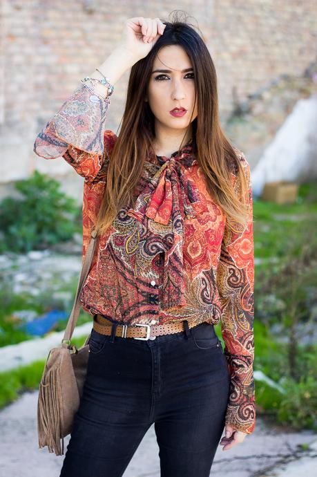 Seventies Print Shirt