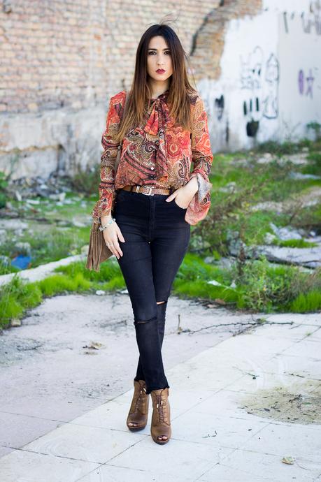 Seventies Print Shirt