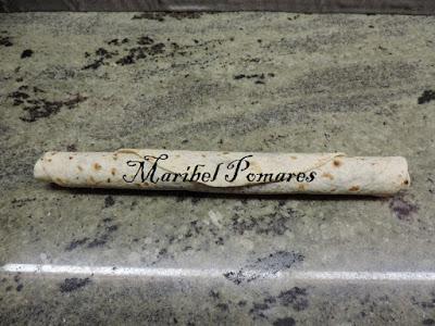 Wraps de nutella y coco.