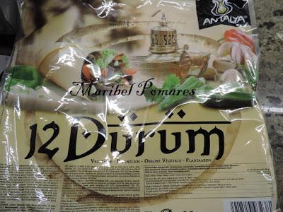 Wraps de nutella y coco.