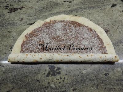 Wraps de nutella y coco.